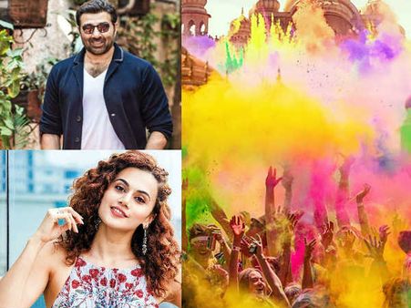 Happy Holi- सनी देओल से लेकर तापसी पन्नू तक- जानिए किन सितारों ने दी होली की शुभकामनाएं