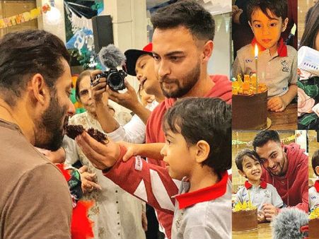 लॉकडाउन के बीच सलमान खान ने स्पेशल तरीके से मनाया भांजे आहिल का जन्मदिन, Inside Pic