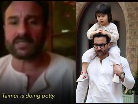 'तैमूर अभी पॉटी कर रहा है', सैफ अली खान के इस जवाब पर ट्विटर पर मीम्स वायरल