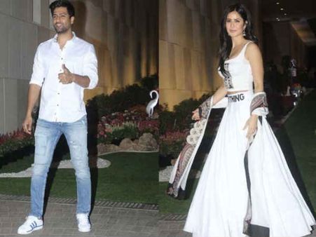 Spotted: ईशा अंबानी की होली पार्टी में एक जैसे कपड़ों में पहुंचे विकी कौशल और कैटरीना कैफ