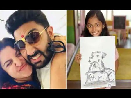 फराह खान की बेटी ने बनाया स्केच- अभिषेक बच्चन ने इतने लाख का खरीदा- जरूरतमंदो को जाएगा पैसा