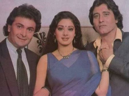 ऋषि कपूर, श्रीदेवी, विनोद खन्ना की तस्वीर वायरल- फैंस ने कहा, 