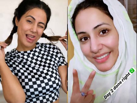 हिना खान ने शेयर की सेहरी और इफ्तार की तस्वीरें- रमजान में भी कर रही हैं वर्कआउट- PHOTOS