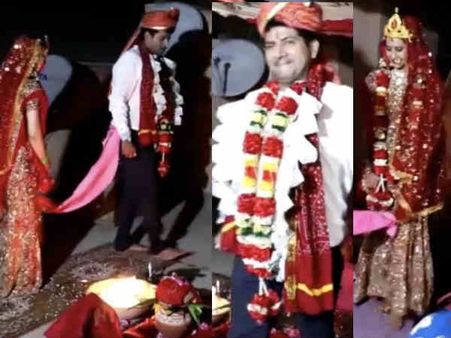 बिग बॉस विनर ने लॉकडाउन में लिए सात फेरे, केवल 2 बारातियों के साथ घर की छत पर पहुंचे, वायरल वीडियो