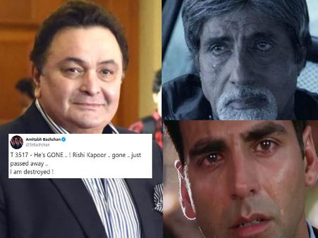 ऋषि कपूर की मौत के बाद सदमें में बॉलीवुड सितारे- अक्षय से अमिताभ तक- ऐसे दिया ट्रिब्यूट