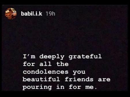पिता इरफान खान की मौत पर बेटे बाबिल का दर्द भरा संदेश कहा- बोलने की हालत में नहीं हूं