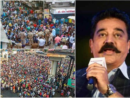 लॉकडाउन के बीच मुंबई के बांद्रा में जमा हुए हजारों मजदूर- कमल हासन ने कहा, टाइम बम की तरह है संकट