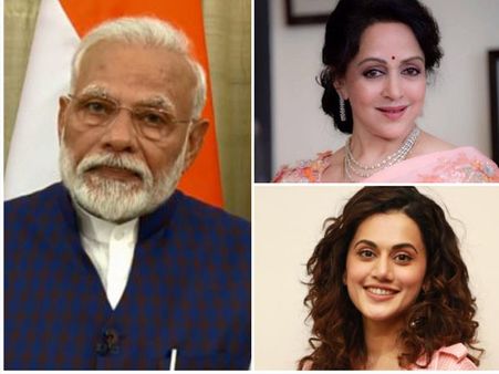 थाली-ताली के बाद PM मोदी ने किया दीया जलाने का आह्वान,हेमा मालिनी से तापसी पन्नू तक बॉलीवुड रिएक्शन