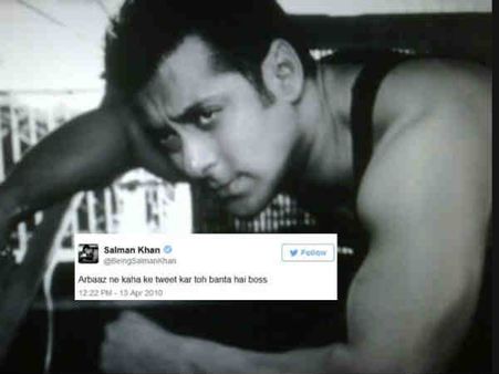 सलमान खान ने पूरे किए ट्विटर पर 10 साल, पहला और दूसरा ट्वीट आपको लोटपोट कर देगा