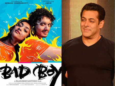 मिथुन चक्रवर्ती के बेटे नमाशी का डेब्यू- सलमान खान ने शेयर किया Bad Boy का पोस्टर