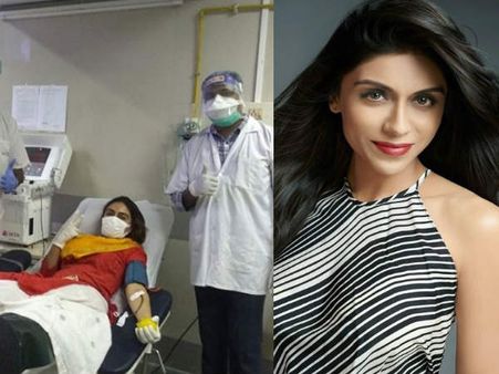 अभिनेत्री जोआ मोरानी ने कोरोना को हराया- अब दान किया प्लाज्मा- अस्पताल से वायरल तस्वीर