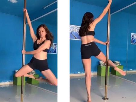 कृति खरबंदा ने शेयर किया बोल्ड पोल डांस वीडियो, फैंस के उड़े होश- VIRAL