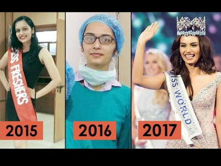 बर्थडे: CBSE टॉपर, MBBS फिर मिस इंडिया से मिस वर्ल्ड तक मानुषी छिल्लर का सफर, RARE तस्वीरें