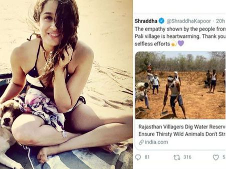 श्रद्धा कपूर का बेजान जानवरों के लिए स्पेशल पोस्ट, राजस्थान के ग्रामीणों की सराहना की