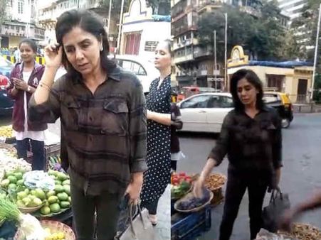 ऋषि कपूर के साथ सड़क किनारे ठेले से सब्ज़ी खरीदतीं नीतू कपूर, वायरल हो रहा है ये पुराना वीडियो