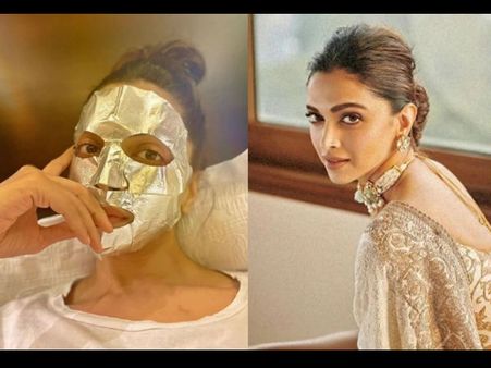 सैलून बंद तो ''दीपिका पादुकोण' ने ब्यूटी के लिए लगाया सिल्वर फेस मास्क , तस्वीरे देख चौंक जायेंगे