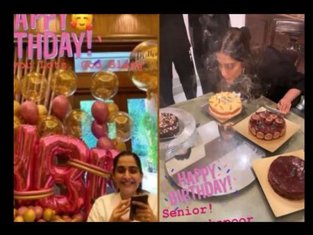 पति-परिवार के साथ 'सोनम कपूर' ने आलीशान तरीके से जन्मदिन किया सेलिब्रेट, देखिए पहली Pics