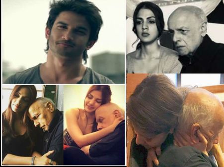 सुशांत की गर्लफ्रेंड रिया चक्रवर्ती संग महेश भट्ट की तस्वीरें वायरल- #MaheshBhatt पर आरोप PICS