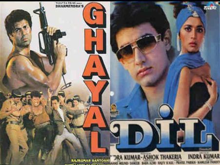 सनी देओल की घायल Vs आमिर खान की दिल, किसने जीता बॉक्स ऑफिस और किसने अवार्ड्स