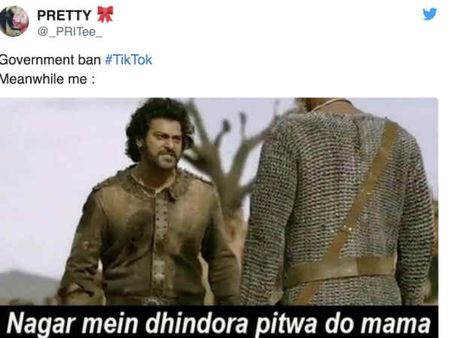 टिक टॉक बैन पर PUBG नहीं - बाहबुली प्रभास भी खुश, देखिए मज़ेदार memes की बाढ़