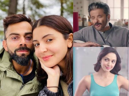 विज्ञापन की दुनिया मे विराट- अनुष्का के साथ, कियारा आडवाणी और अनिल कपूर का बोलबाला