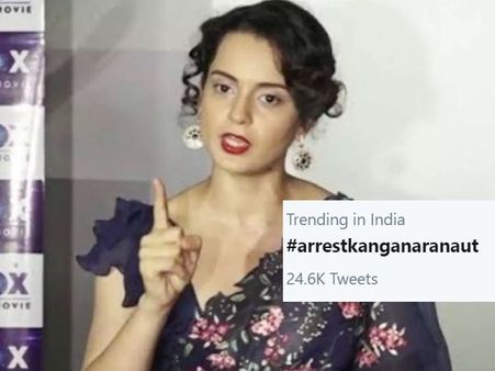 #ArrestKanganaRanaut- ट्विटर पर ये ट्रेंड देख टीम कंगना रनौत का पलटवार- बोलीं 'पैसे देकर करवाया'