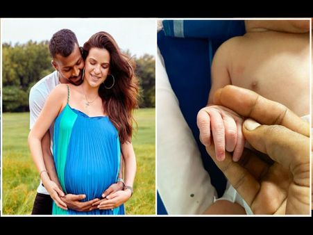 हार्दिक पांड्या बने पिता, नताशा स्टानकोविक ने दिया बेटे को जन्म- यहां देखें पहली तस्वीर