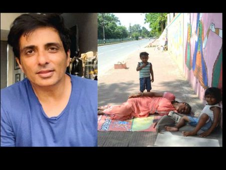फूटपाथ पर सो रही थी महिला, सोनू सूद की बड़ी दरियादिली, दे दिया रहने के लिए घर !