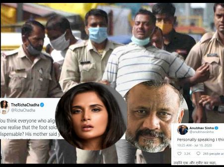 विकास दुबे एनकाउंटर पर बॉलीवुड रिएक्शन: किसी ने दी UP पुलिस को शाबाशी तो कोई बोला-