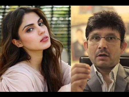 रिया चक्रवर्ती ने शेयर किया चैट का स्क्रीन शॉट- केआरके बोले 'और कितना गिरोगी शर्म करो'