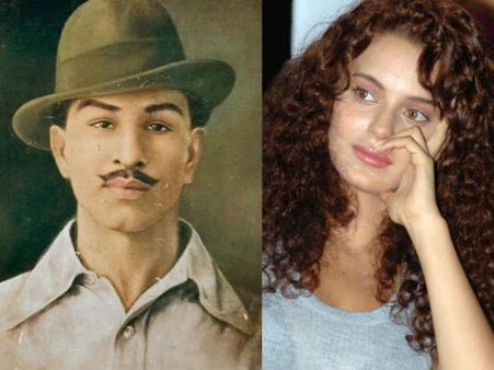 कंगना रनौत ने शहीद भगत सिंह लेकर किया ये ट्वीट, हो रहा है तेजी से वायरल