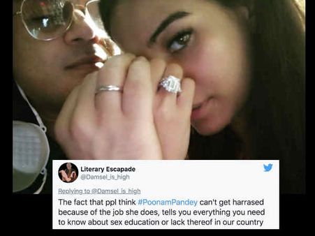 पूनम पांडे ने 13 दिन में की शादी खत्म, पति ने हनीमून पर किया शोषण, इंटरनेट ने जीत लिया दिल