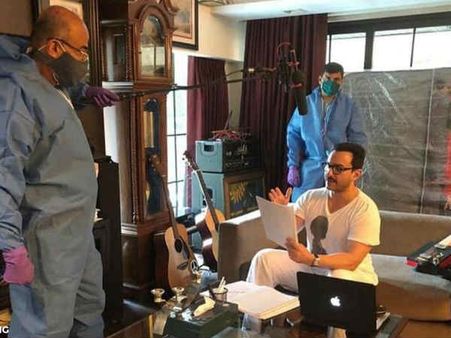 Pics: सैफ अली खान ने शुरू किया अली अब्बास ज़फर की अमेज़ॉन प्राइम सीरीज़ दिल्ली पर काम