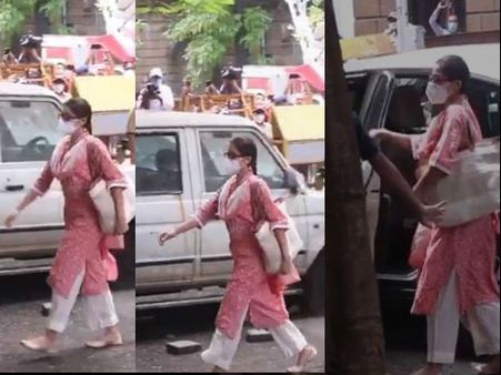 बॉलीवुड में ड्रग्स का मामला: दीपिका और श्रद्धा के बाद सारा अली खान भी NCB दफ्तर पहुंची, पूछताछ शुरू