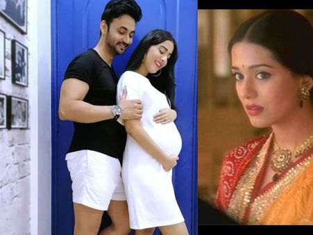 पहली बार बेबी बंप फ्लॉन्ट करती नजर आईं विवाह फेम अमृता राव, प्रेग्नेंसी पर ऑफिशियल पोस्ट- PICS