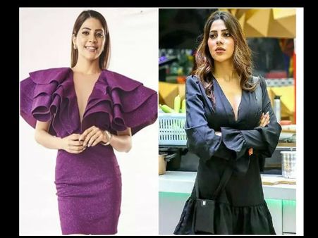 Bigg Boss 14: 18 लहंगे- लाखों के कपड़ों के साथ निक्की तंबोली की घर में एंट्री, बवाल पटाखा तस्वीरें