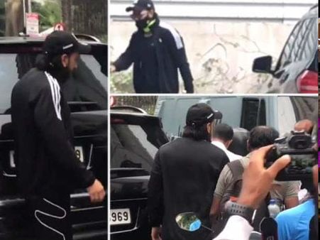 बाइक सवार ने मारी रणवीर सिंह की गाड़ी में टक्कर, उड़े एक्टर के होश !- देखें Video