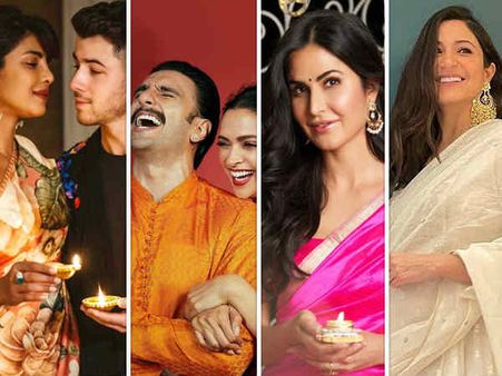 दीपिका से लेकर अनुष्का और प्रियंका चोपड़ा से कैटरीना तक, बेहद खूबसूरत Diwali Pics