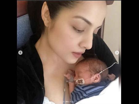 सेलिना जेटली ने तस्वीरों में बांटा नवजात बेटे को खोने का दुख, एक का अंतिम संस्कार, दूसरा ICU में