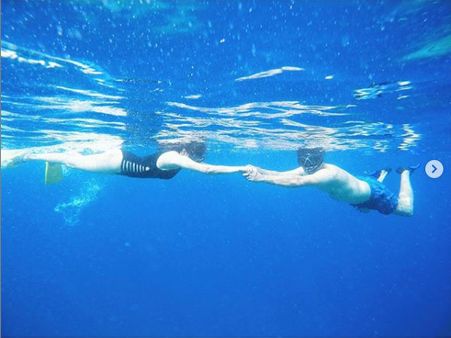 समुद्र के भीतर काजल अग्रवाल का पति के साथ डीप डायविंग रोमांस, हनीमून पर बोल्ड हुईं एक्ट्रेस