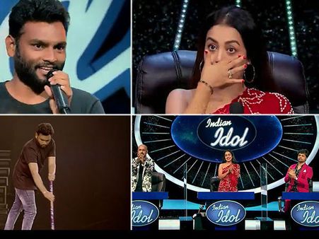 Indian Idol के सेट पर झाड़ू लगाने वाले युवराज का गाना सुन रो पड़े जज, वीडियो वायरल