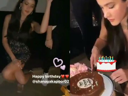 आधी रात मना शनाया कपूर का बर्थडे, अनन्या पांडे और सुहाना खान का खास पोस्ट- सेलिब्रेशन PICS