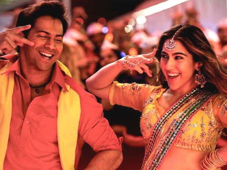 कुली नंबर वन का गाना 'तेरी भाभी' रिलीज- वरुण धवन और सारा अली खान का धमाकेदार अंदाज