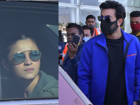 नीतू कपूर संग आलिया भट्ट-रणबीर कपूर करेंगे न्यू ईयर सेलिब्रेट, प्राइवेट जेट से पहुंचे राजस्थान-PICS