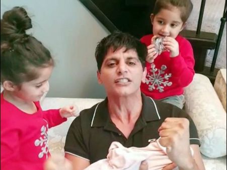 टीवी एक्टर करणवीर बोहरा की पत्नी टीजे ने दिया तीसरी बेटी को जन्म, 'घर आईं 3 देवियां' VIDEO