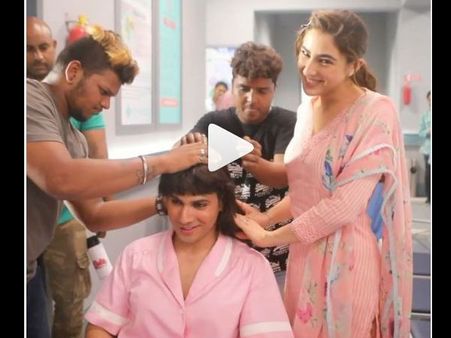 कुली नंबर 1 से सामने आया अनदेखा वीडियो, वरुण धवन बने हॉट नर्स- सारा अली खान ने उड़ाई खिल्ली!