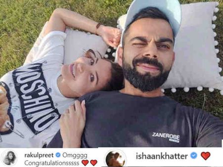 बेटी के माता पिता बने विराट - अनुष्का, सितारों ने यूं दी बधाई