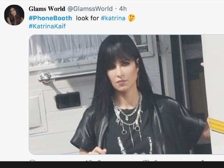 फोन भूत के सेट से लीक हुआ कैटरीना कैफ का नया लुक, किसी को भी हैरान कर देगा