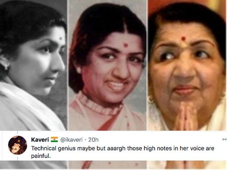लता मंगेशकर ओवररेटेड हैं, दूसरों का करियर बर्बाद करती थीं - ट्विटर पर ट्रेंड हो रहे नफरत भरे ट्वीट्स