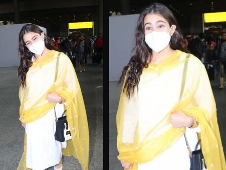 Spotted: तेज़ी से वायरल हो रहा है सारा अली खान का ये खास एयरपोर्ट लुक, आपने देखा?
